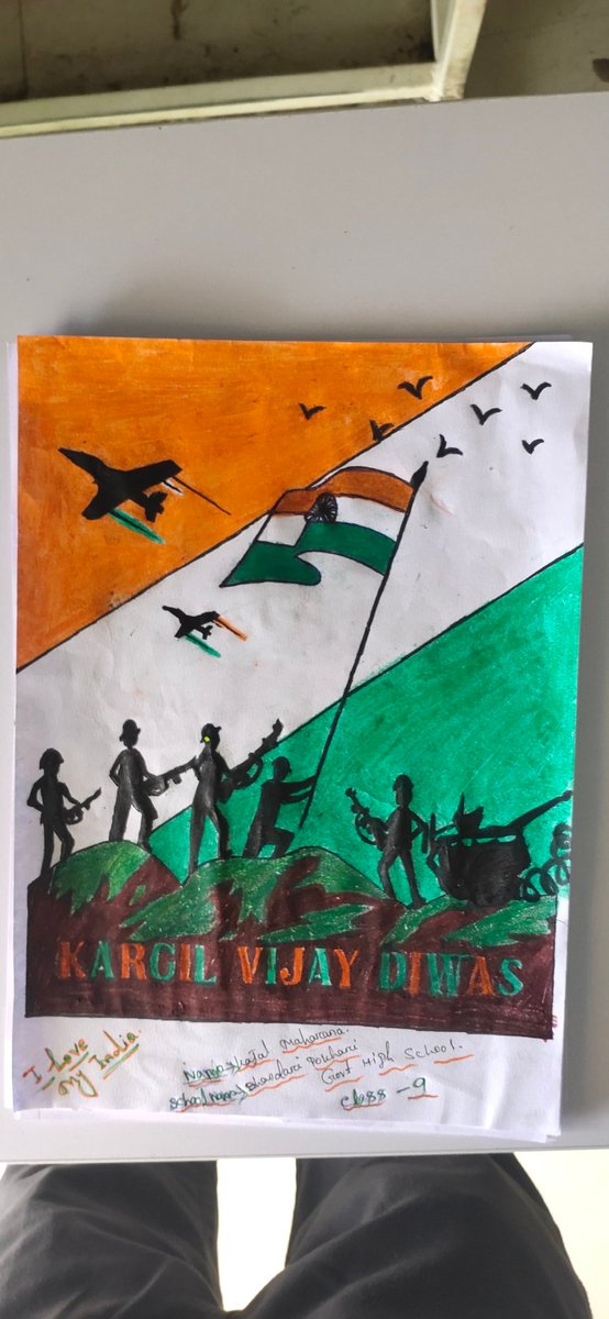 KumarTrmanas's tweet photo. #Nantioncadetcorps
#OdishaDte
#CuttackGP
#NCC cadet of BHANDARIPOKHARIGOVT HIGH SCHOOL, BHADRAK under 7(O)BN NCC BHADRAK carried poster competition 
#Kargil BijayDivas
#AzadiKaAmritMahotsav On 26 July 2022
01 ANO and 50 cadet participate 
@HQ_DGNCC
@Kalinga_Sagar https://t.co/wgyI49fzgm