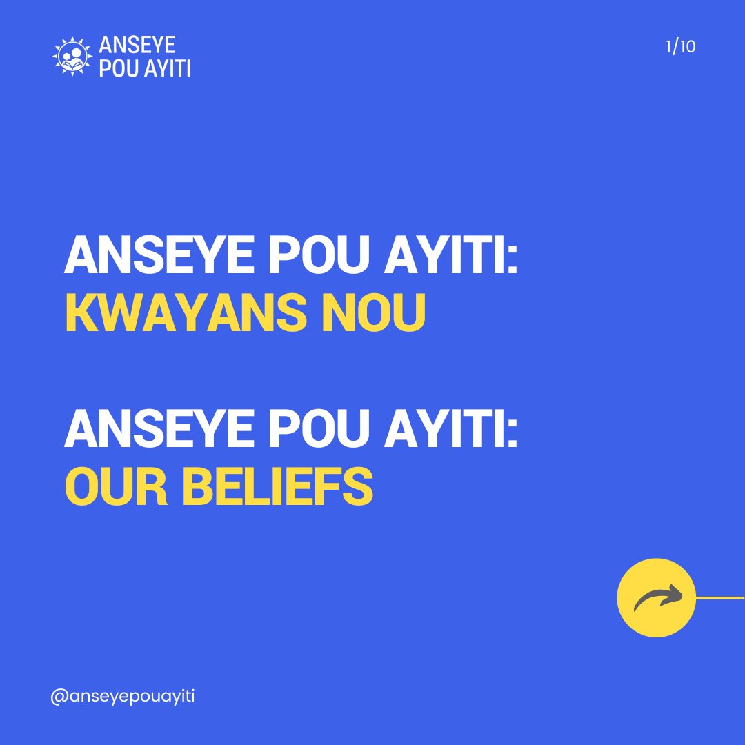 AnseyePouAyiti's tweet photo. Yon mouvman dirab - pou elèv yo, pou peyi nou!
#leadership #educationmatters #educatorsofig #haiti #ayiti https://t.co/Kvjia83osQ