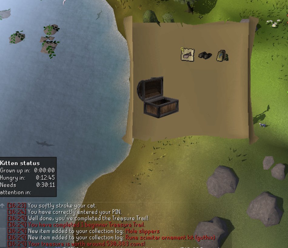 OSRS_DeadlySin's tweet photo. 1kc beginner clue mole slippers on the group iron 🕵🏻‍♂️ Glad I didn’t bin it https://t.co/w7wdZLjUiW