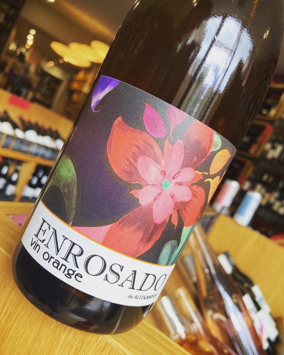 Is it a rosè? Is it an orange wine?? You’ll just have to pick up a bottle to find out!! A delicious Grenache Gris from @altolandonbodega, available in store and online!! #rosé #orangewine #skincontact #wine #drinklocal #bruntsfield