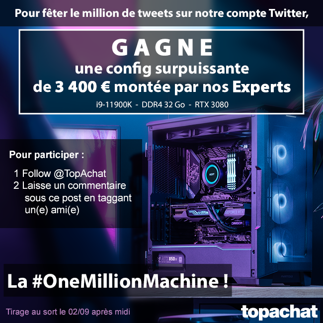 TopAchat's tweet photo. #OneMillionMachine 🎁
Participe aussi sur Instagram pour maximiser tes chances 🍀

https://t.co/lZshNu0R1V https://t.co/jB68GvQBqg