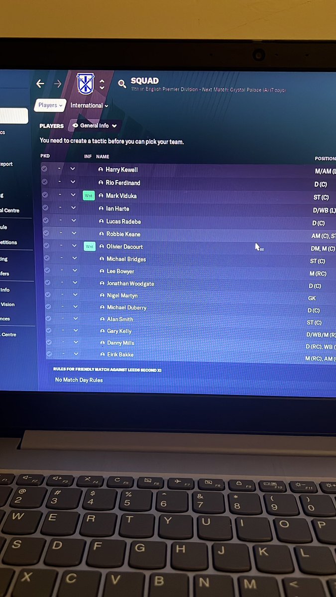 j_mount10's tweet image. The year is 2001/2002…
What would you do with this team #LUFC #FM2021 #RETRODATABASE @FootballManager