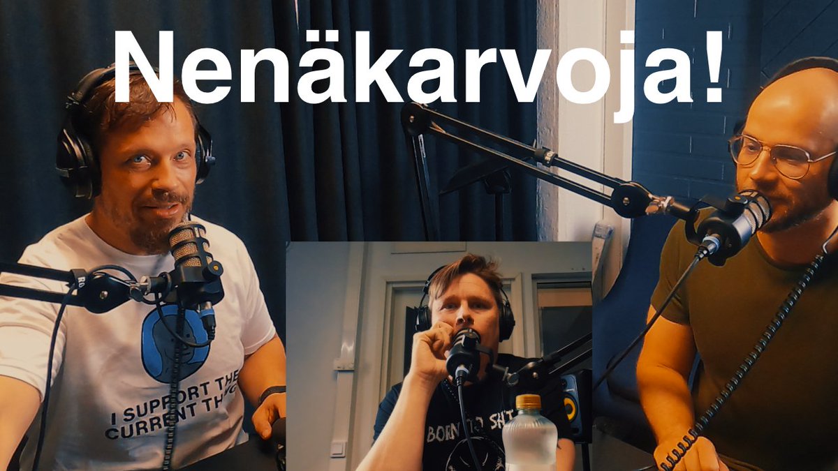 Setämieltä-podcastissa tässä jaksossa hikea ja nenäkarvoja!

Jakso Youtubessa: youtu.be/9_5Hdv382qg
Podplay: podplay.com/fi-fi/podcasts…
Spotify: open.spotify.com/episode/0VIVQR…

<a href="/kormis/">Ville Kormilainen</a> @tomihaustola <a href="/PodPlaySuomi/">PodPlay Suomi</a>