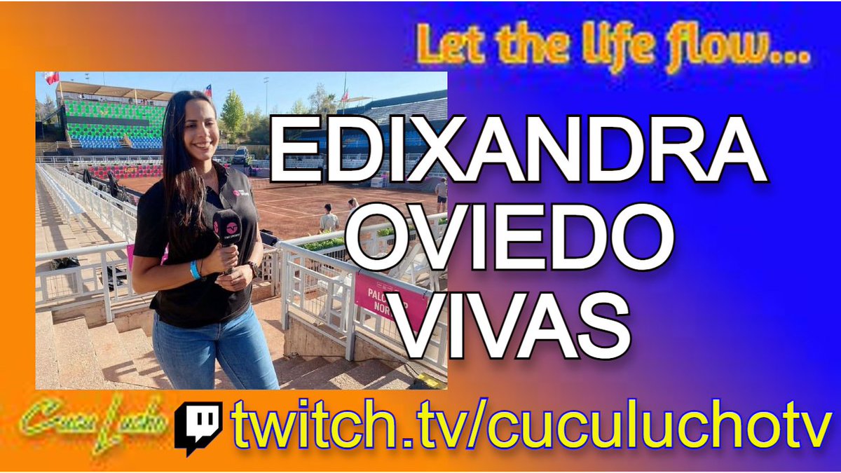 CuculuchoD's tweet photo. 🎙️Este miércoles 27 de julio, a partir de las 21:30, hora de Madrid (15:30, hora en Santiago, Chile) nos visita @edioviedo en #CucuLuchoTV de #twitch , dentro del programa #LetTheLifeFlow.
✅ Entra en https://t.co/r4rS906ezk
#Entrevistas #vidas #persona #mujer #periodismo https://t.co/zhZ0D9HgGl