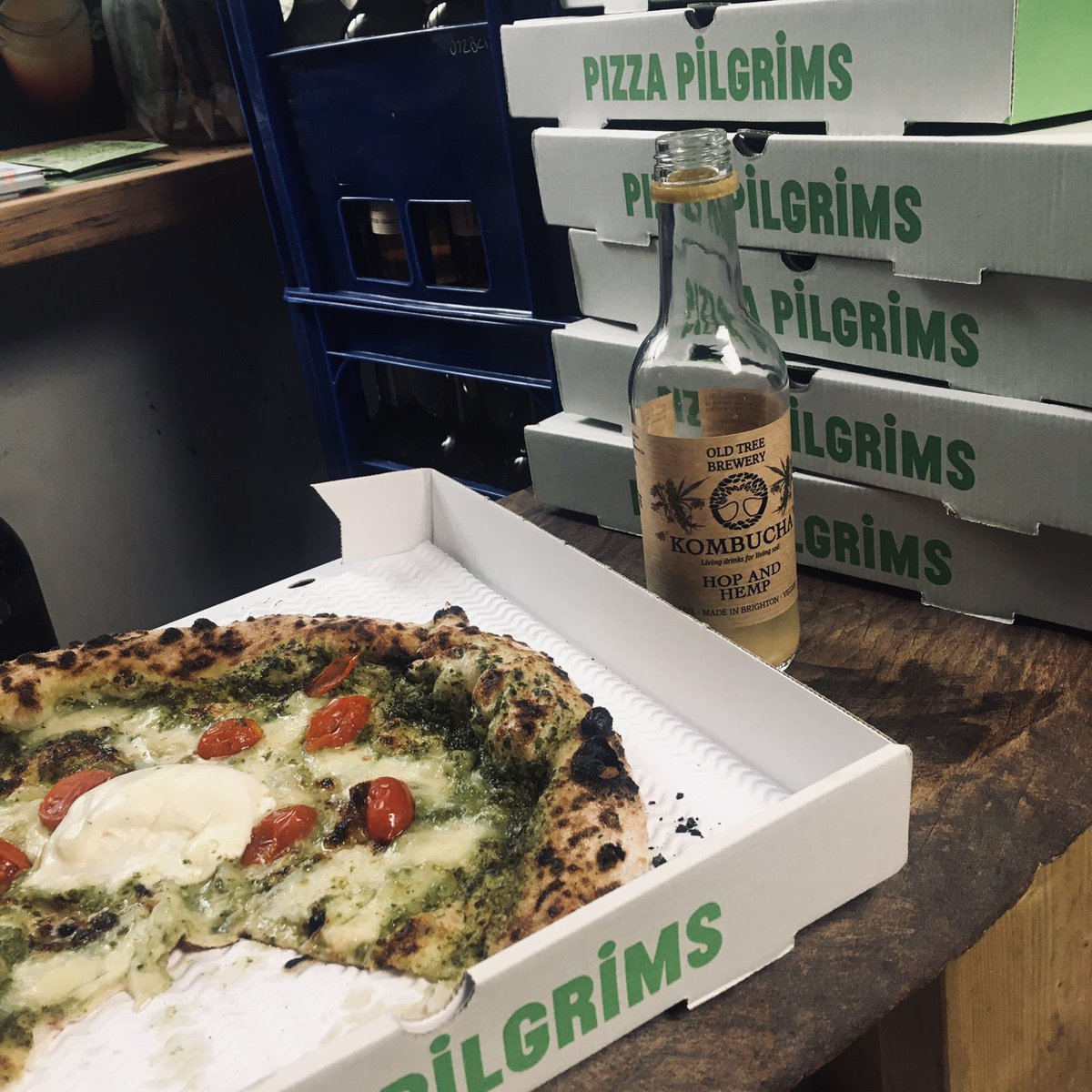 Old Tree Brewery (@oldtreebrewery) on Twitter photo Thank you to <a href="/pizzapilgrims/">Pizza Pilgrims</a> in Brighton for the amazing pizza! π Not a bite was wasted and we washed it down with a delicious Kombucha! π #pizza #kombucha #brighton #opennow Thank you to <a href="/pizzapilgrims/">Pizza Pilgrims</a> in Brighton for the amazing pizza! π Not a bite was wasted and we washed it down with a delicious Kombucha! π #pizza #kombucha #brighton #opennow