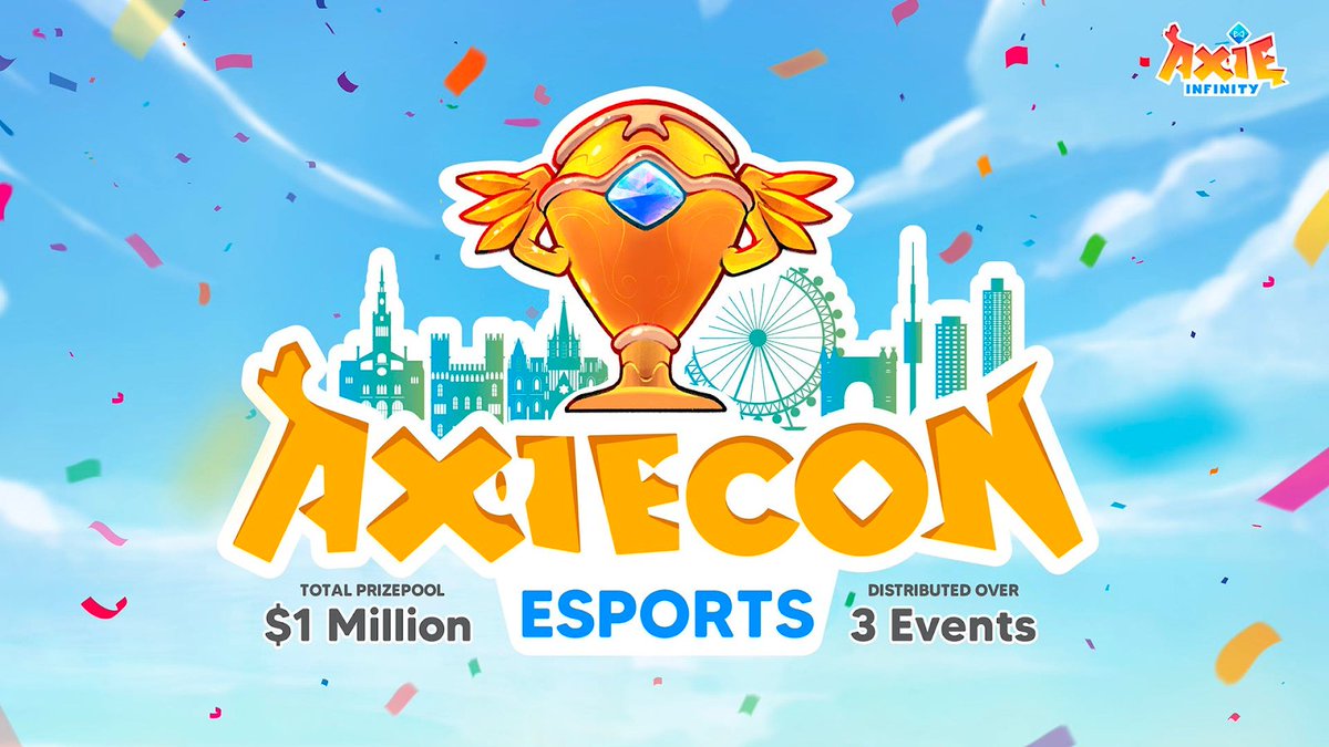 Registration is Open for the Axie Classic World Championship!

⚔️ $500,000 in AXS prizing
🛡️You only need 3 Axies to register. 
⏲️ Qualifiers start this week so register now!

📜: axie.substack.com/p/axie-world-c…