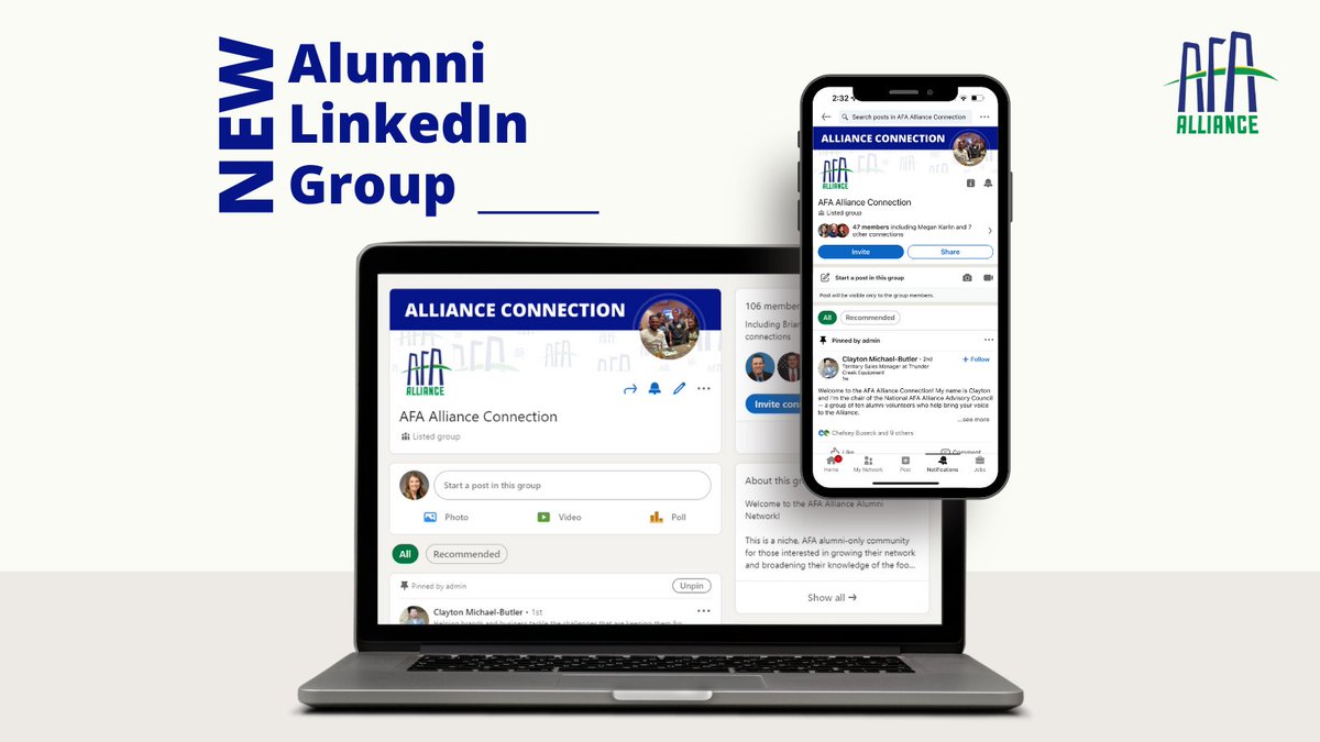 Exciting things are happening with the AFA Alliance Alumni Network! 🎉

Alumni – want to know more? Join the Alliance Connection LinkedIn group to learn more. We’ll give you a sneak peek first, though… AFA alumni are traveling to Puerto Rico!

Join today: bit.ly/3vhx2kK