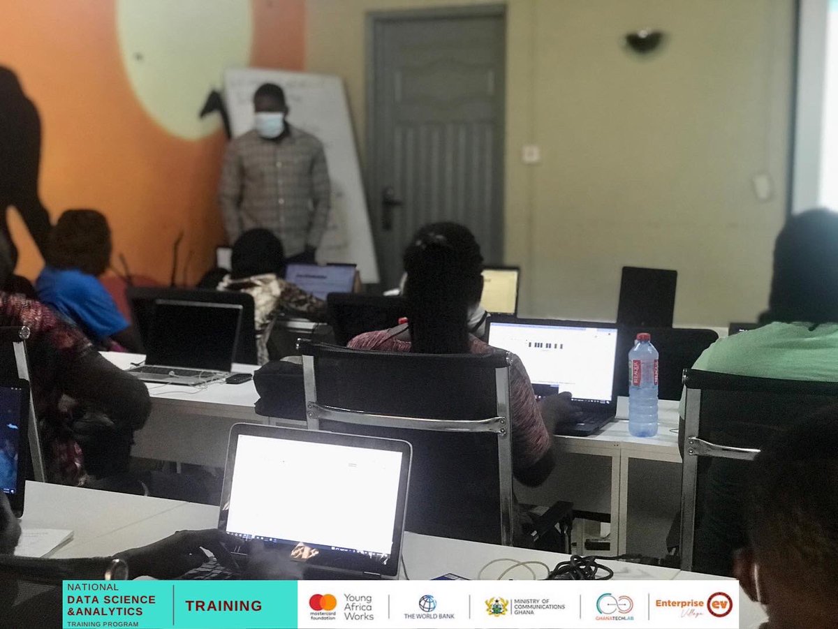 EVhubaccra's tweet image. 𝗡𝗮𝘁𝗶𝗼𝗻𝗮𝗹 𝗗𝗮𝘁𝗮 𝗦𝗰𝗶𝗲𝗻𝗰𝗲 𝗧𝗿𝗮𝗶𝗻𝗶𝗻𝗴
Today , the Data visualization trainees learned about bar charts. They went through grouped and stacked bar charts.
Also, the  Machine learning class went through rare labels.
#GTLImpact
#DataScience
#GTLbaseprogram