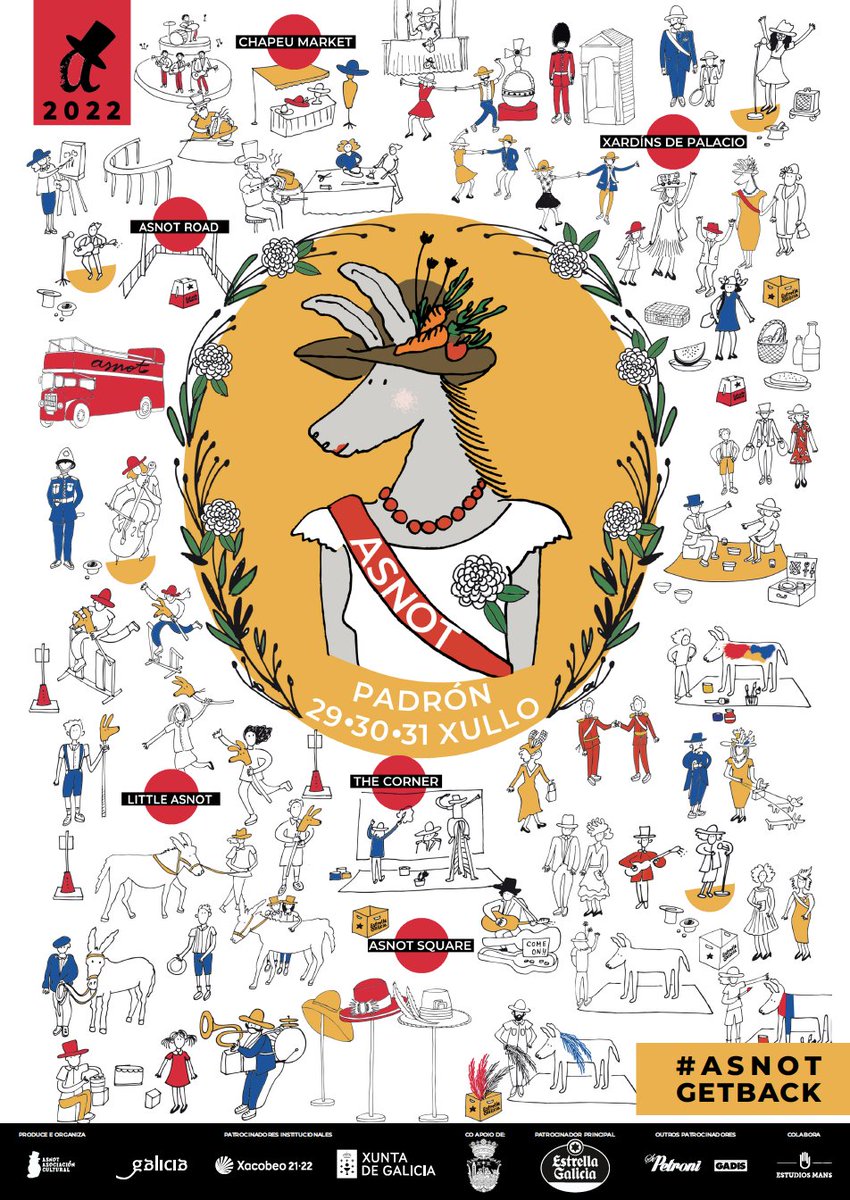 Padron_Turismo's tweet photo. ASNOT, a parodia máis canala de Ascot regresa a #Padrón os días 29, 30 e 31 de xullo.
Consulta toda a programación aquí https://t.co/RJjSWzTHiN
#ASNOT #AsnotPadrón #FindesemanaenPadrón #PadrónCamiñoeDestino #QuefacerenPadrón https://t.co/3LGbvrPEWs