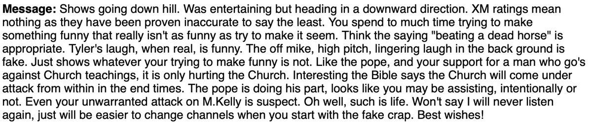 linorulli's tweet image. Tough call deciding my favorite hate mail of the day...