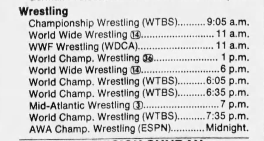 CHAMPIONSHIP WRESTILING NOV.1985 Long Form History of Wrestling - November 1985 - Starrcade, Rick McGraw,  more) Free