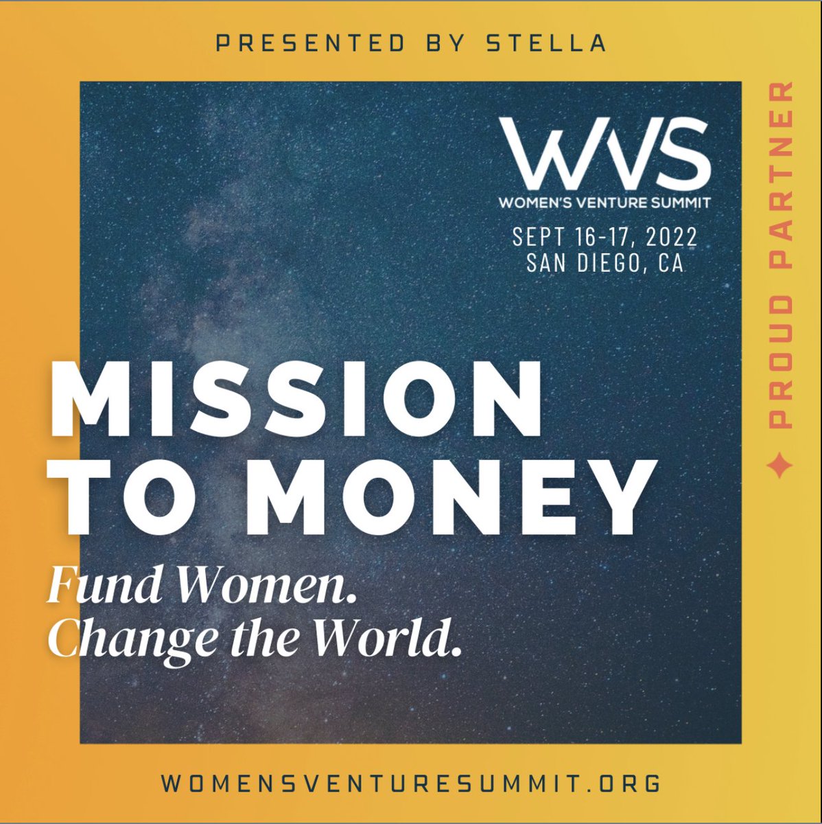 StartupSanDiego's tweet photo. We are so excited to share that our community partner, @wearestellaco, will be hosting their 9th Women’s Venture Summit! Come join us celebrate the power of female founders and investors. Get tickets here: https://t.co/ZJkSetUPF6

#WVS2022 #womensventuresummit #womeninbusiness https://t.co/BcgNFFt6R1