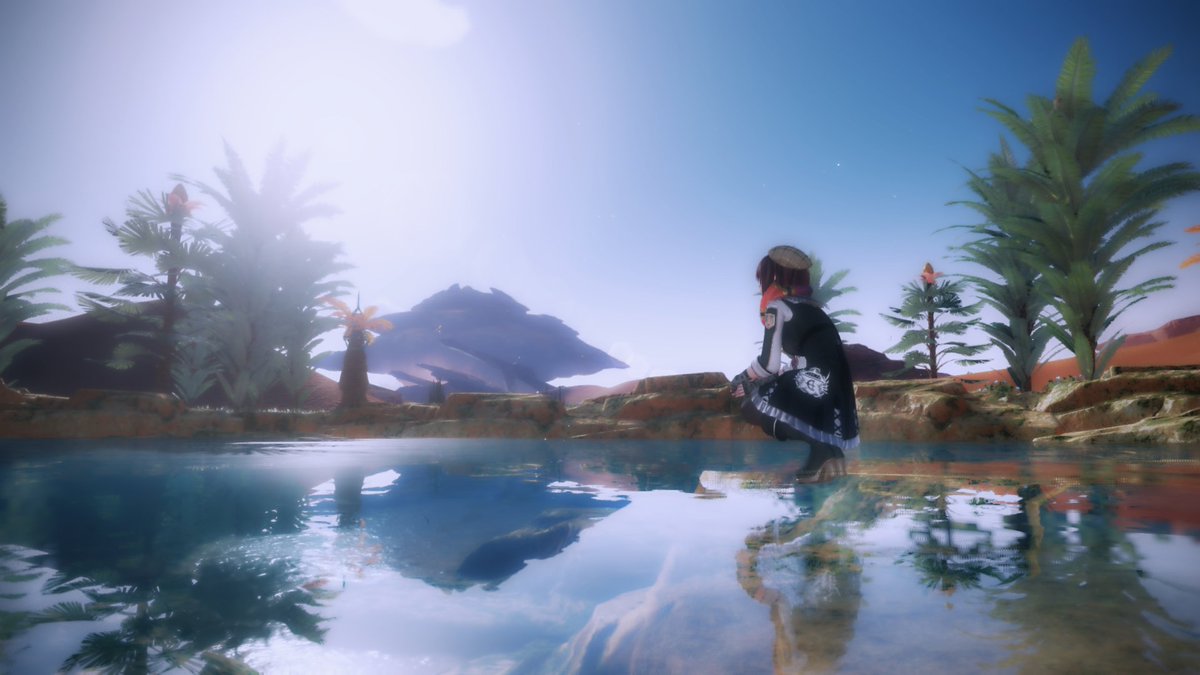 OniChanPSO2's tweet image. 昼と夜

#PSO2NGS
#PSO2NGS_SS 
#メンテの日なのでssを貼る