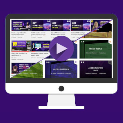 If you like learning through video ▶️, you can't miss this article. We publish more than 200 hours of videos for developers annually!! Check out how we have improved the experience esri.social/iFfn50K4FGv