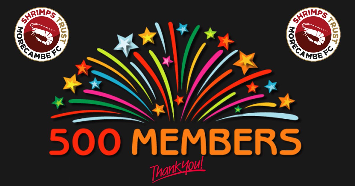Thank you! We have hit 500 members before the start of the League campaign once again this year. Can you help us beat last year's record membership total of 707? Join or renew today: shrimpstrust.co.uk/membership/mem… 🦐🦐