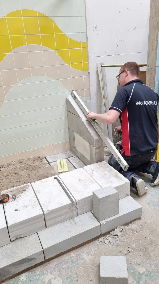 leftydoran's tweet photo. Getting ready for Worldskills special edition in South Tyrol Italy 2022.  @worldskillsuk @NC_Nicobond  @BALtiling @tileassociation @Ts_and_Bs https://t.co/62TDhnFv8a