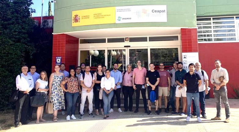 OissSec's tweet photo. Novedosa experiencia con ayudas para las personas con discapacidad que favorecen la inclusión, en visita al @Ceapat - IMSERSO
#25años #MasterOiss en Dirección y Gestión de los Sistemas de Seguridad Social
#AportesOiss https://t.co/RLeVf816FY