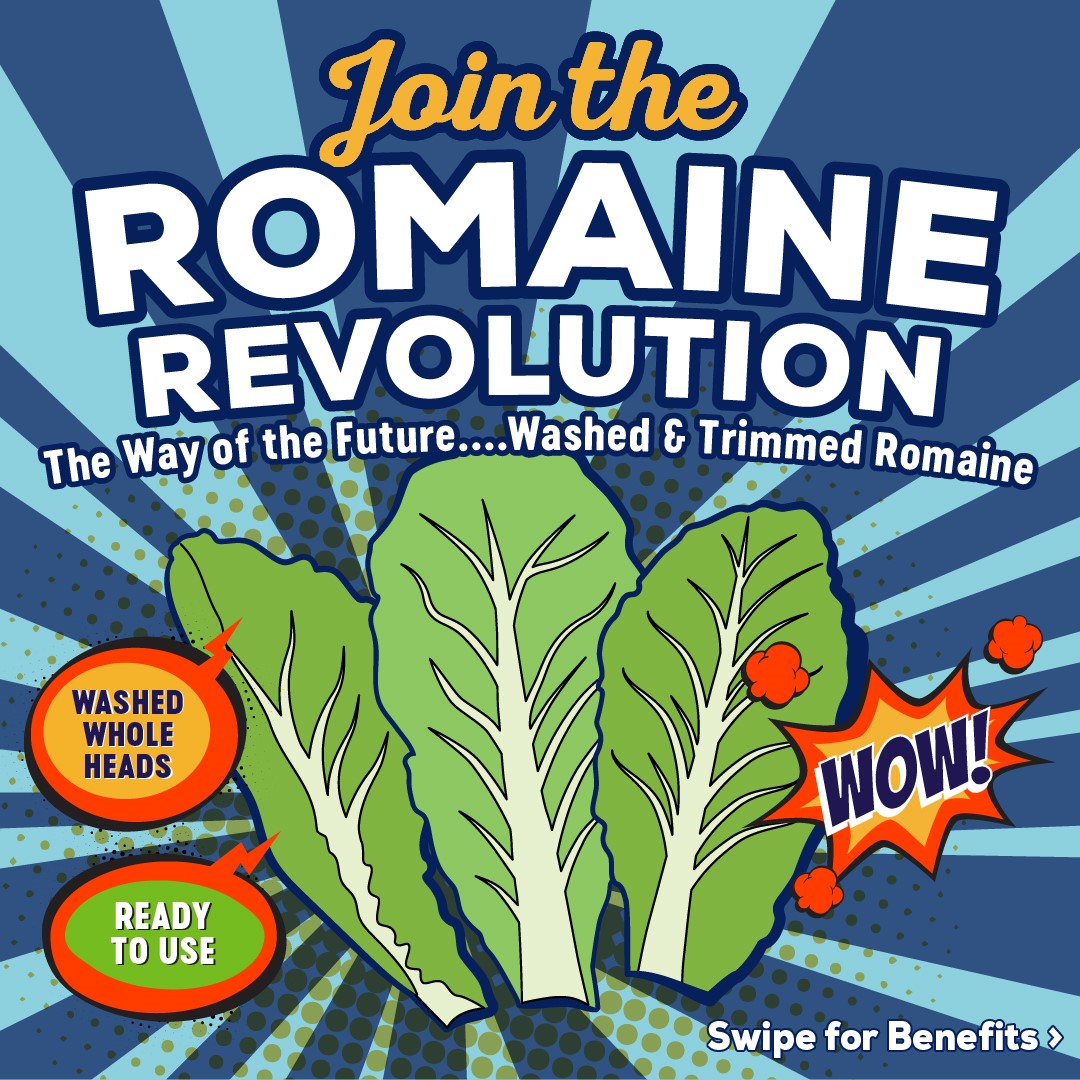 Church_Brothers's tweet photo. It's tradeshow week and we're trying to Romaine Calm.. stop by booth #409 and learn more from our team about the future of Washed and Trimmed Romaine! #IFPA #Booth409 #WholeLeaf #WTRomaine https://t.co/SZij3dWRIM