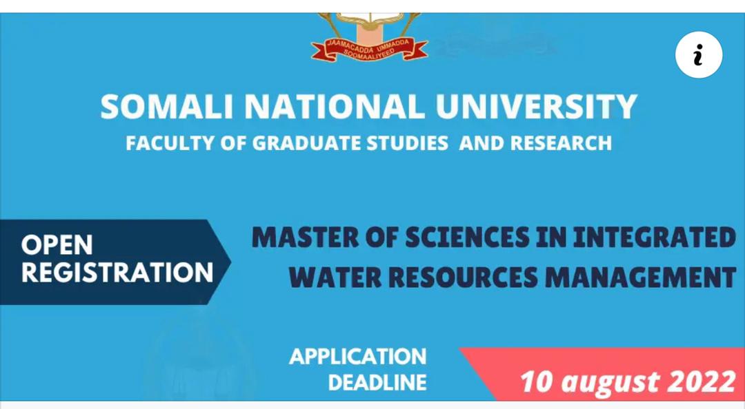 2/5...to enhance the individual and institutional capacities of the IWRM concept and applications at National and International Perspectives. For more information on how to apply, please click the link below or visit the official website of @SNU_University
