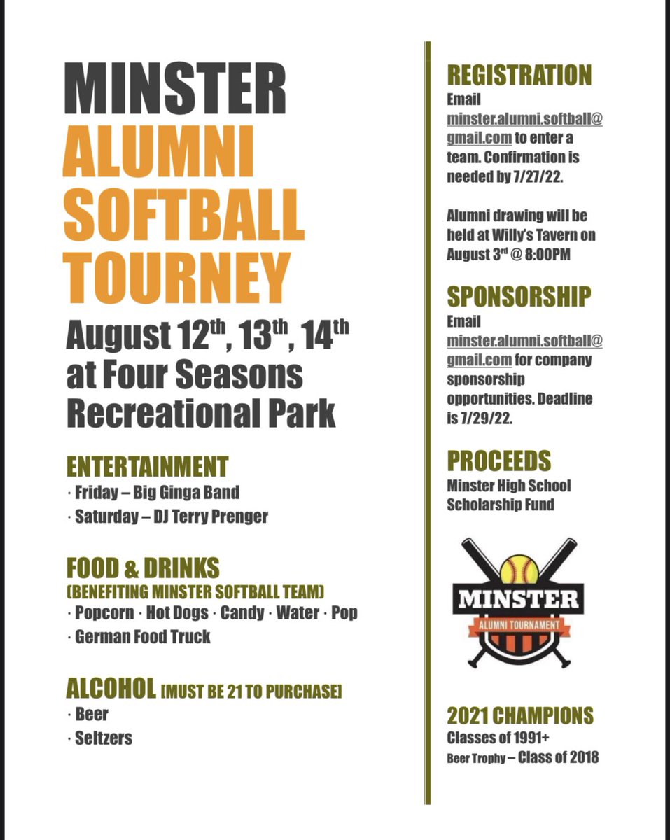 Minster Alumni Softball 2024 tweet media