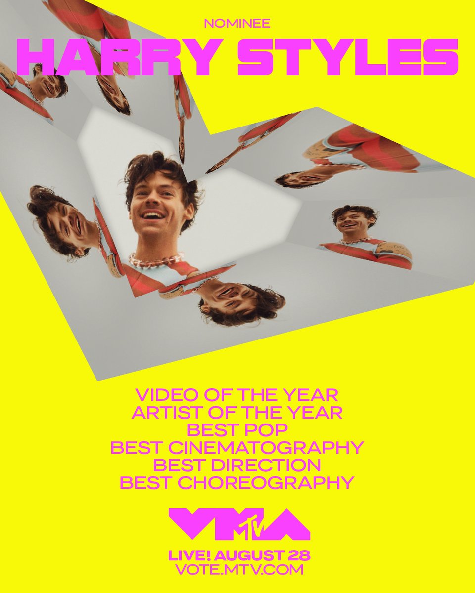 <a href="/Harry_Styles/">Harry Styles.</a> hi, H!! just wanted to say congrats on your 6 #VMA nominations!!! 💗 vote.mtv.com