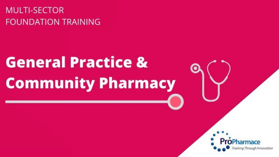NomaPropharmace's tweet image. Our #multisector pharmacy #Foundation programme was launched to meet the needs of trainees completing #multi-sector programmes. Amazing to see how this programme has gone from strength to strength. High quality training delivered by expert trainers @ProPharmace