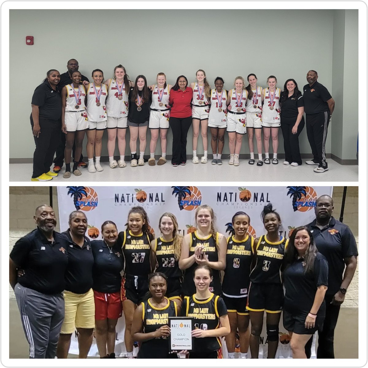 MDHoopmastersLC's tweet photo. We open the season with a championship win and we closed the season with a championship win. @kiarahardy11 @LiskaJenna @_raynamiller_ @LaTonyaHardy18 @MDHoopmasters @molsmitty05 @Josie76886035 @choirboy7 https://t.co/hZPBpakJGD