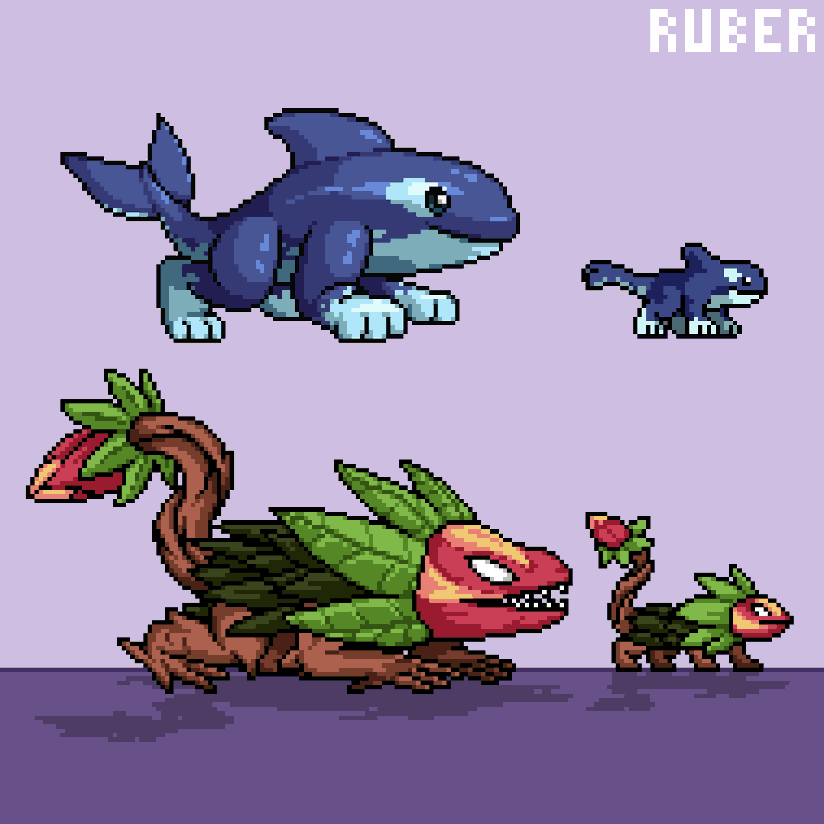 Arboris sprite in #Fraymakers artstyle. I think im getting the hang of this. #pixelart