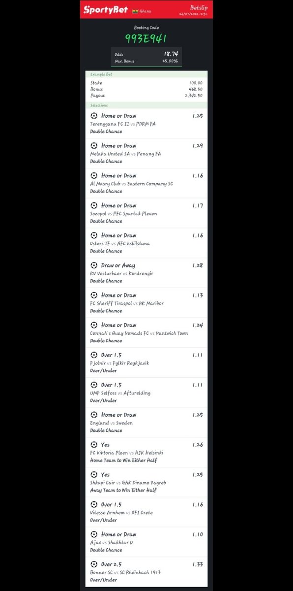 bmf_underrated's tweet image. 💚19 odds

Sportybet 🇬🇭: 993E941

🔞bet responsibly

@ConvertBookie 
@sheman9090 
@Topetor1 
@Jontech_tips