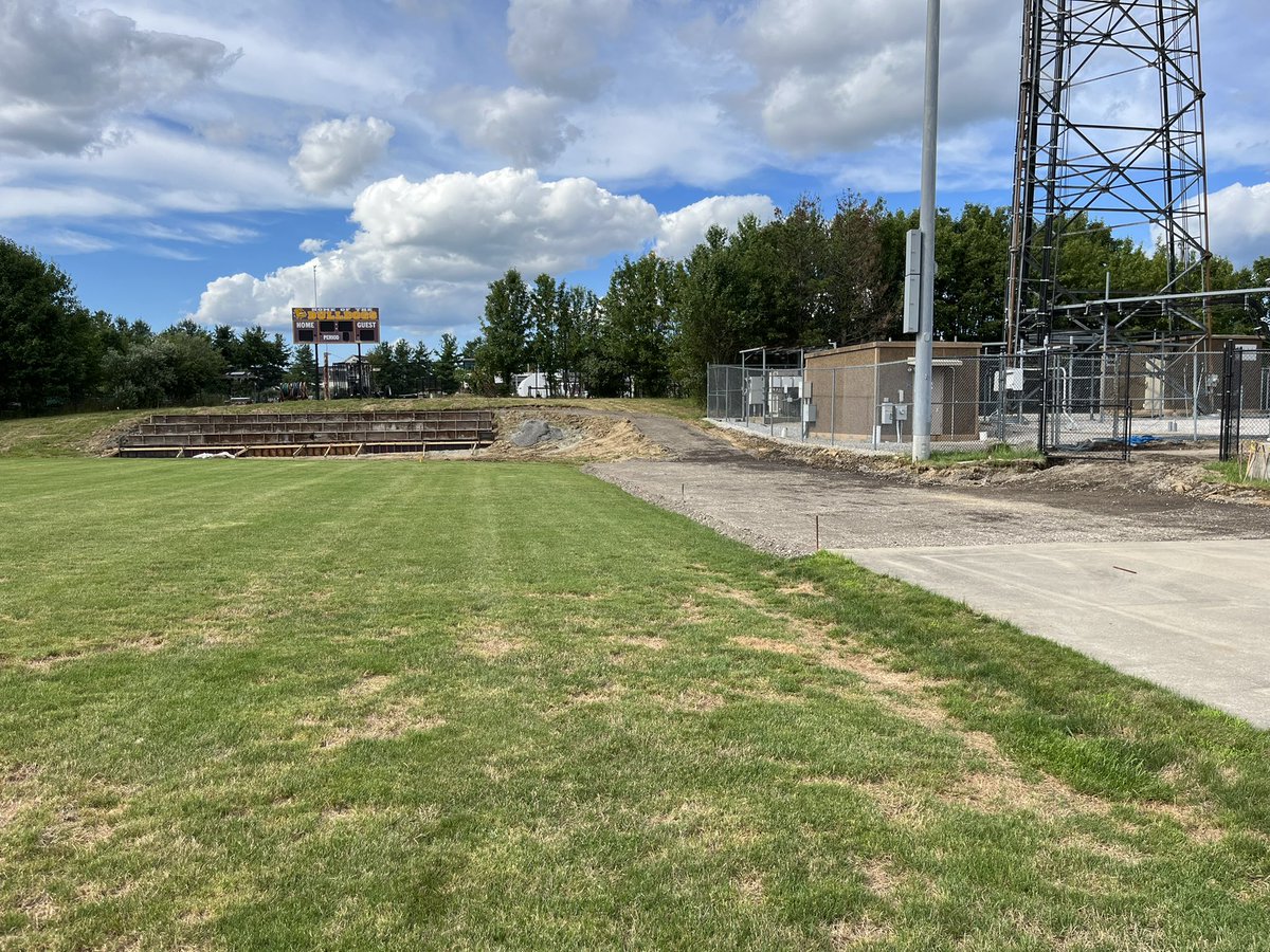 Soccer Stadium expansion project is well underway thanks to the Stow Goal Club!