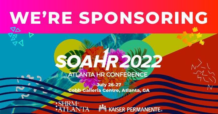 We’re proud to be an Exhibitor at #SOAHR22! Meet us there at Booth #315! <a href="/shrmatl/">SHRM-Atlanta</a>