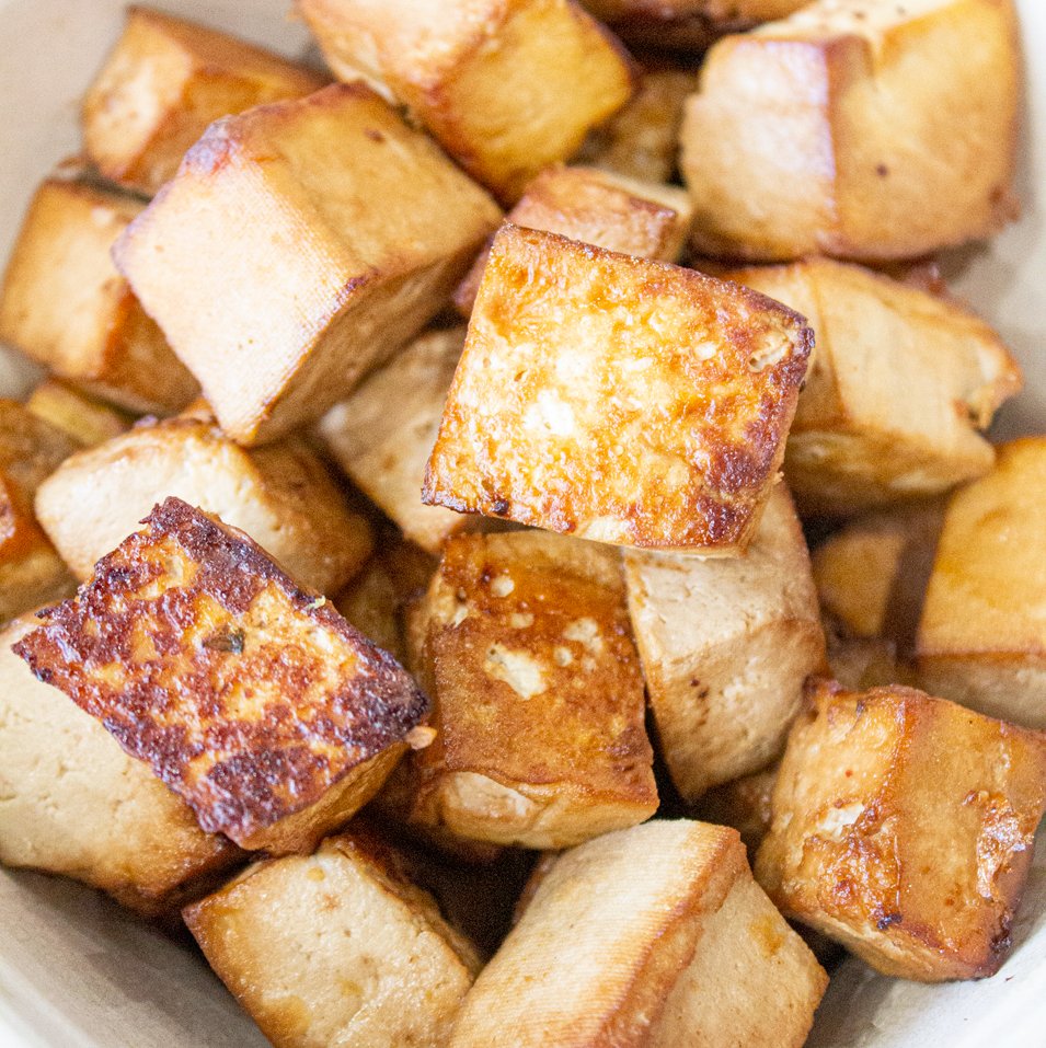 It’s #WorldTofuDay! 

We know what you’re thinking, “Tofu!? I don’t eat tofu", but we're confident that one bite of our Sesame Garlic Tofu will change your mind forever 😉