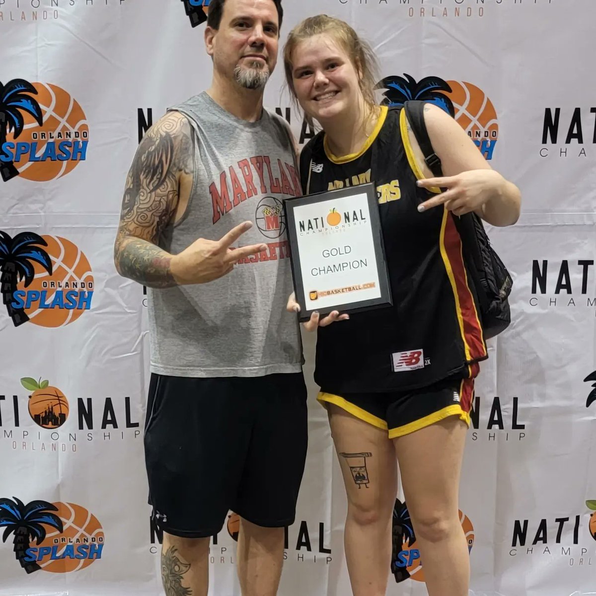 MDHoopmastersLC's tweet photo. The Liska family. Thank you Jenna for joining our program the last 2 yrs and trusting our process. 2 great AAU season and 2 National Championships. @LiskaJenna @joeliska1974 https://t.co/Ym7ruipj6I