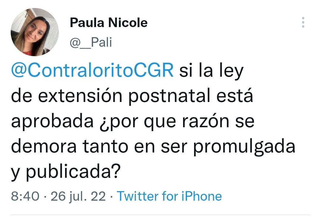 Postnataldeeme1's tweet photo. Qué pasa con la promulgación de la ley?? @ContraloritoCGR Presidente @BoricDelPasado esto es una burla para miles de madres.
#BoricPromulgaLaLEY
#LaMaternidadEsCastigadaEnChile https://t.co/5PlvMrt9iy