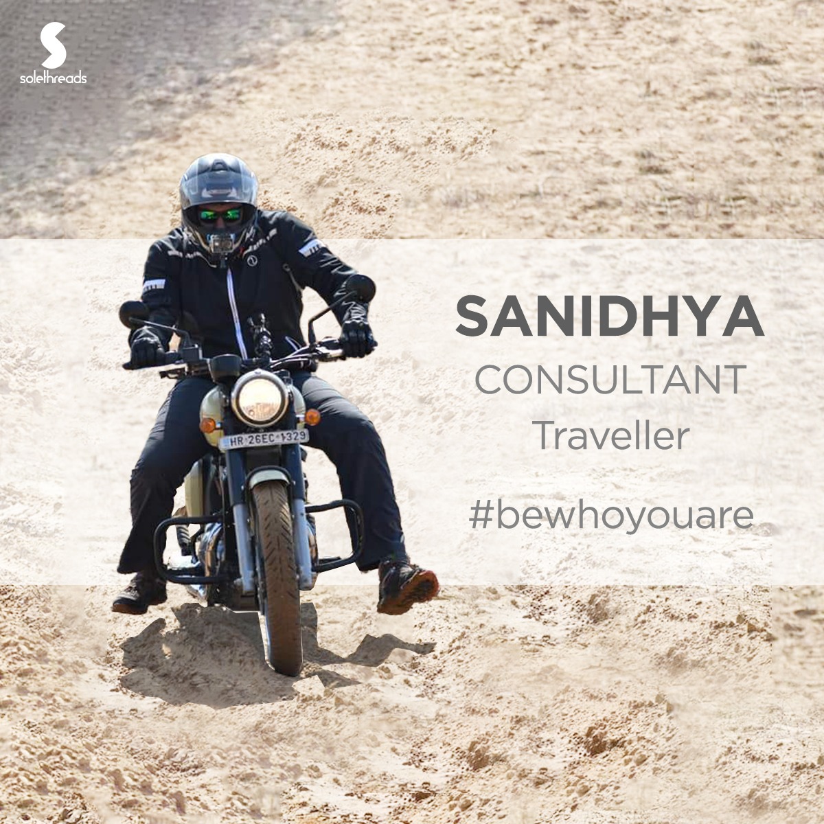 Celebrating our uber cool Solethreads fam on #communitytuesdays ft. consultant and traveler Sanidhya

#bewhoyouare