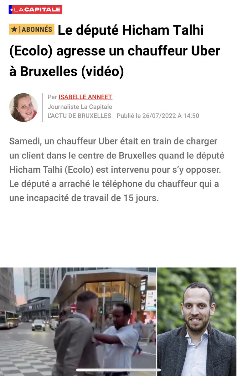 Et dire que ce monsieur est un représentant bruxellois … Avec de tels comportements, comment espérer une gestion efficace et pertinente ? La décence amènerait à des sanctions. Mais la décence chez certains est une notion relative…
lacapitale.sudinfo.be/973733/article… #PresidenceMR