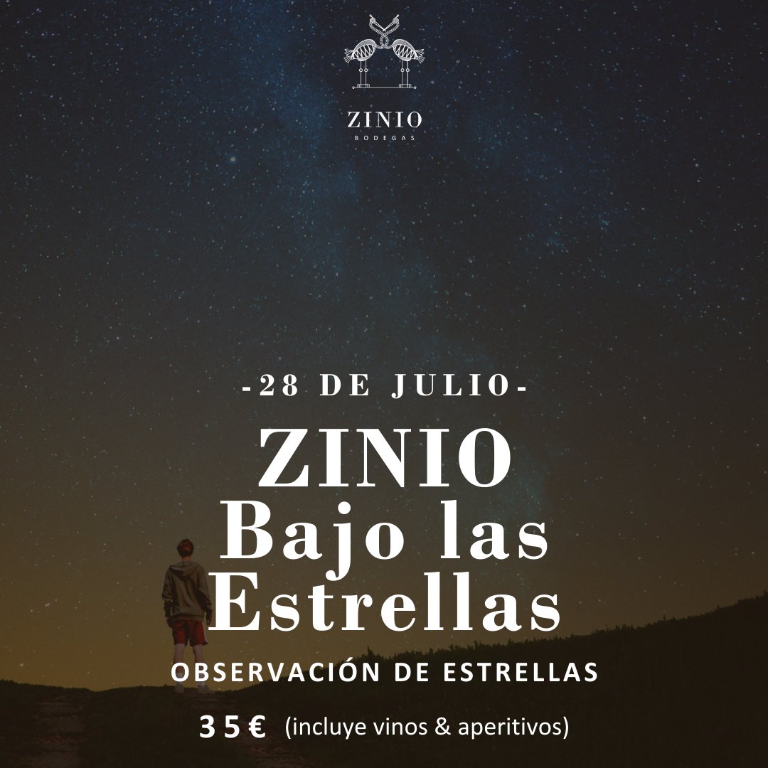 Vive una noche mágica en la que vino y estrellas irán de la mano ⭐🍷  El equipo de AstroRioja nos acompañará para enseñarnos todo sobre las constelaciones y el cielo nocturno🌌 #ziniobodegas #elveranoeszinio