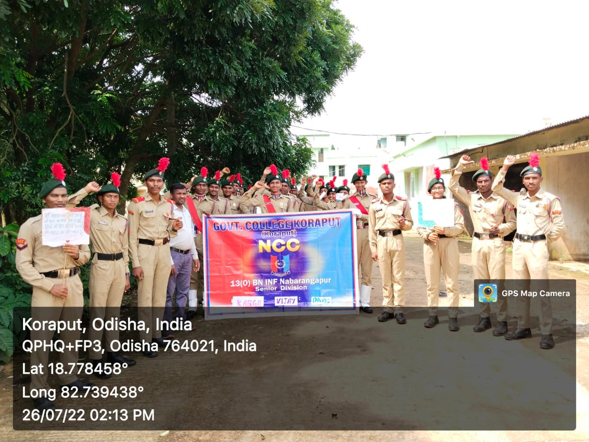 13_ncc's tweet photo. 13(o)Bn ncc celebrations of Kargil vijaya Diwas.. https://t.co/FLPXIUHgLo
