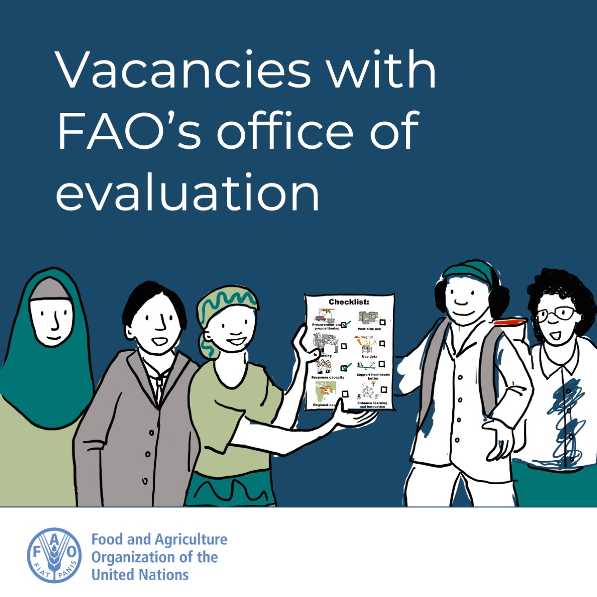 New vacancies with <a href="/FAO/">Food and Agriculture Organization</a>'s office of evaluation

▪️Evaluation Specialists (team leader or evaluation team members) 
▪️Evaluation Analyst 
▪️Evaluation Specialists (team leader and Forestry Specialist)

More details and how to apply: bit.ly/oedjobs