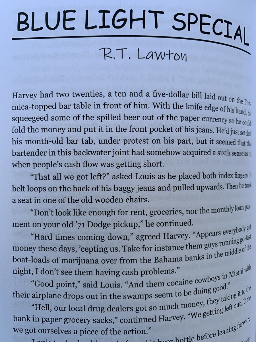 DieHumorous's tweet image. Meet the authors-Die Laughing: An Anthology Of Humorous Mysteries: In 1980, R.T. Lawton rode with US Customs in their go-fast boats to pursue drug smugglers. It was a crazy time in Florida. “Blue Light Special” NOW 40% OFF! HARDCOVER amazon.com/dp/B09BGPDYBX #mystery #suspense
