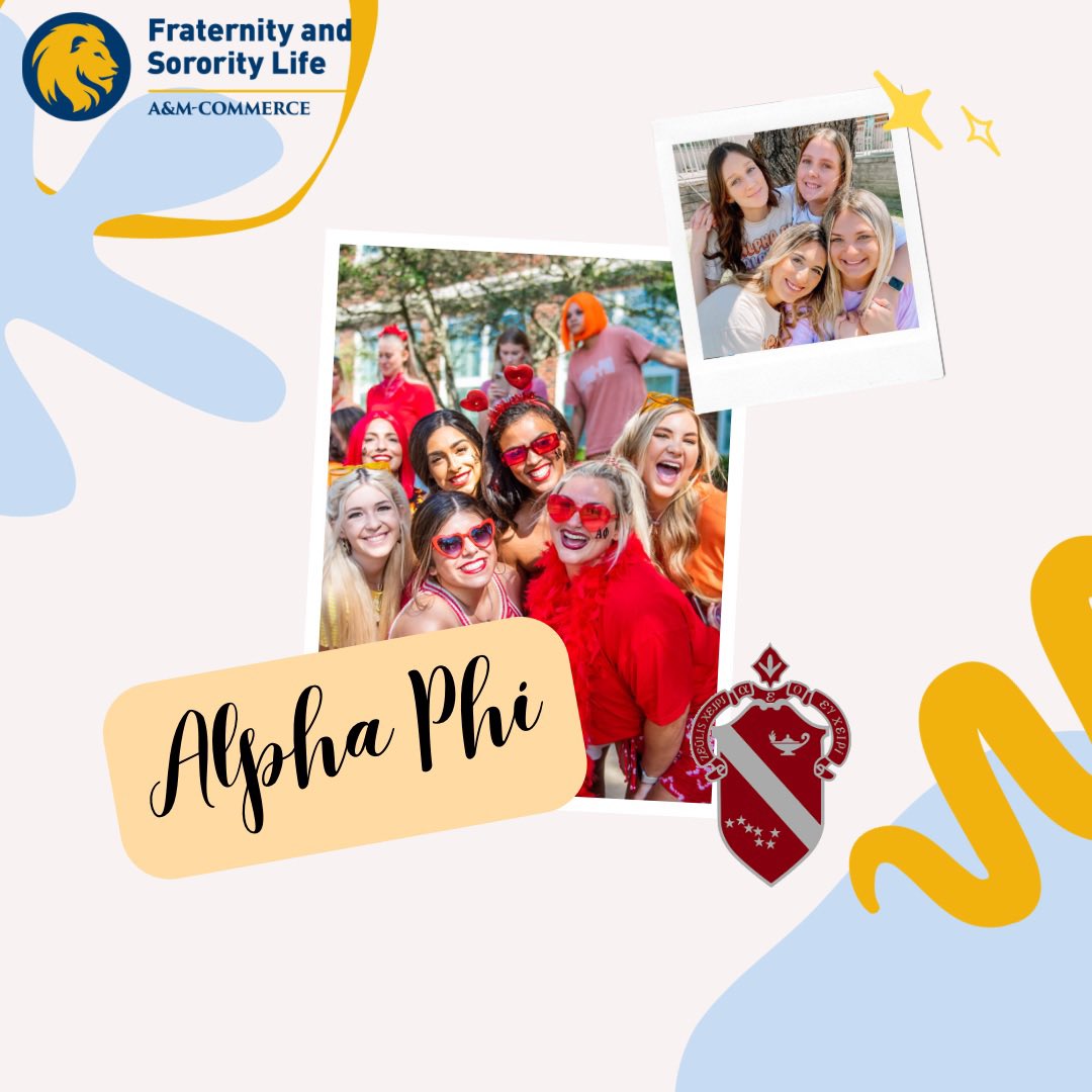 Alpha Phi was founded in 1872. Their values are sisterhood, service,scholarship, leadership, loyalty, and character development. <a href="/AlphaPhi1872/">TAMUC Alpha Phi</a> <a href="/TAMUC_CPC/">TAMUC Panhellenic Council</a> @TAMUCSE <a href="/tamuc/">田村菜央</a>