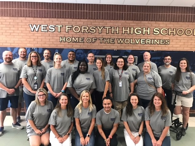 WestForsythHigh's tweet photo. "A teacher affects eternity" -Henry Adams. Our #fcsinduction #fcsneo educators will transform the lives our students! We are so glad they are with us! https://t.co/Q6VxbxixMw