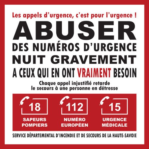 Prefet74's tweet photo. Appels malveillants, #swatting, canulars... Tout appel injustifié retarde @SAMU74 @SDIS_74 @PoliceNat74 et @Gendarmerie_074 pour porter secours à une personne réellement en détresse !
⚖️Le délit de fausse alerte est puni⤵️
ℹ️https://t.co/WqSbzUrwmX https://t.co/Sm7CpqIJjS