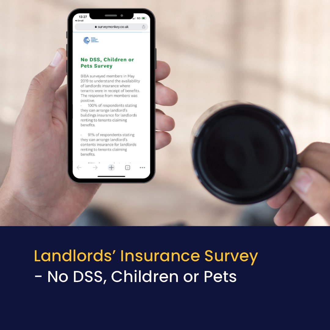 BIBAbroker's tweet photo. We would really appreciate your help to understand the market issues surrounding insurance for landlords, specifically whether access to insurance is still positive for tenants who claim benefits, have children or own pets. ➡️ https://t.co/yE2PipvK3D
#LandlordsInsurance https://t.co/6EiJed0Afa