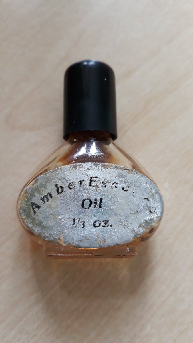 MulberryBushOrg's tweet photo. 🔎 Things You Never Expect To Find In The #Archives: Whale Vomit!!

The ambergris is preserved in its own bottle from c.1970s thought to be from a Parisian parfumerie, worn by John Maher, partner of Dennie Briggs. What a 'whale' of a find! 😁 https://t.co/gwPqVihYa3