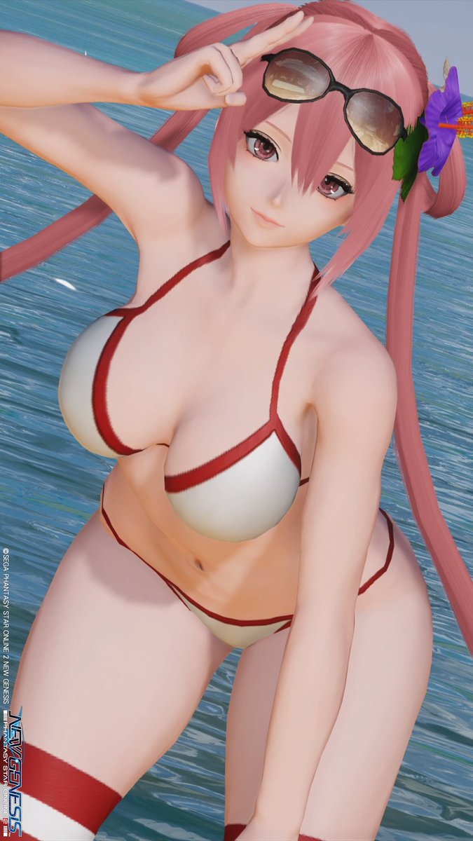 Near_NGS's tweet image. #PSO2NGS  #PSO2NGS_SS 
#メンテの日なのでssを貼る
暑さを忘れて泳ぎましょうっ🌊🌊🏖☀️