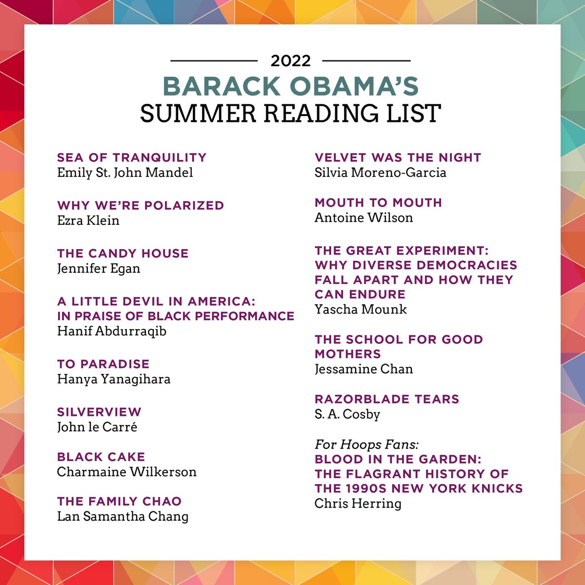 I’ve read a couple of great books this year and wanted to share some of my favorites so far. What have you been reading this summer?