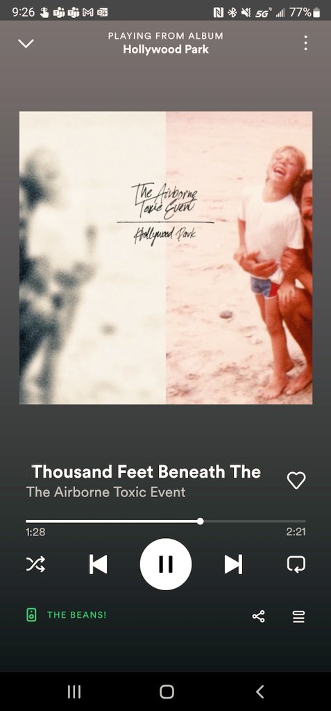 Hollywood Park by <a href="/Airborne_Toxic/">The Airborne Toxic Event</a> is such a brilliant and beautiful album.
