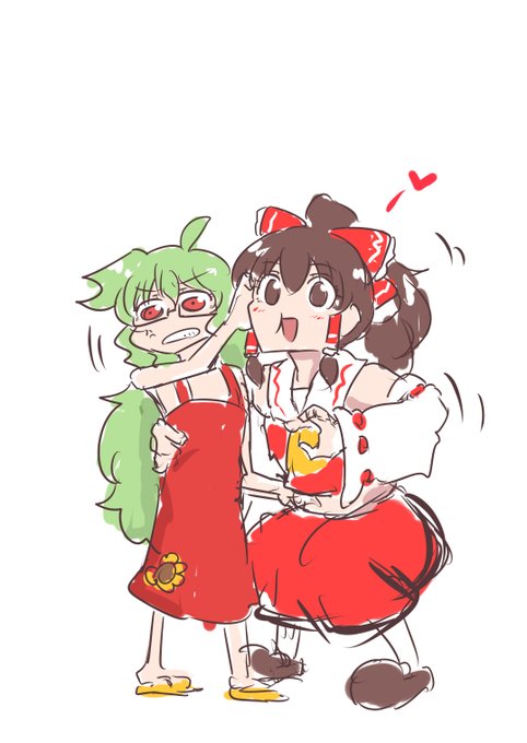 幼女化薬飲んだ幽香さんとロリコン霊夢さん 