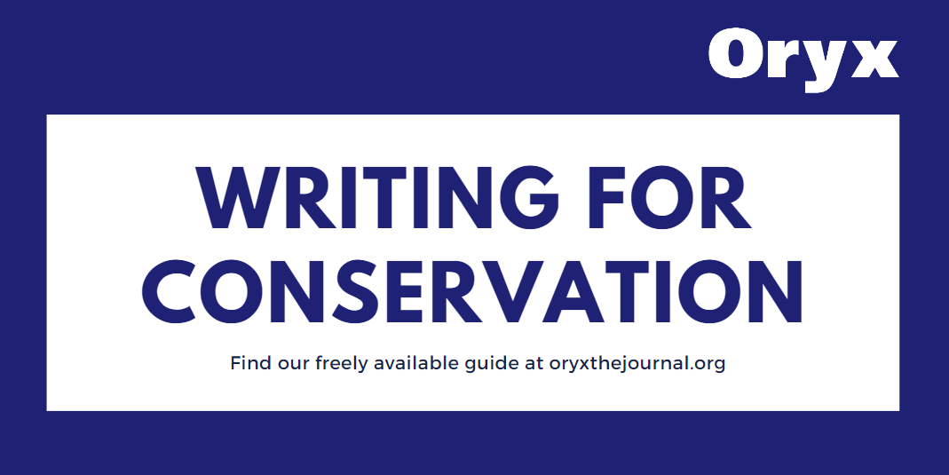 OryxTheJournal's tweet photo. Our general guidance—for improving your writing, presenting your data, managing your references, and promoting your writing—will be of help no matter which format you are writing for.
Discover Oryx's freely available #WritingForConservation guide here: https://t.co/7kgAbocV1c https://t.co/efnEOSMW3t